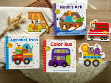 Load image into Gallery viewer, Puzzle and Play: Color Bus