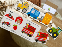 Load image into Gallery viewer, Puzzle and Play: Color Bus