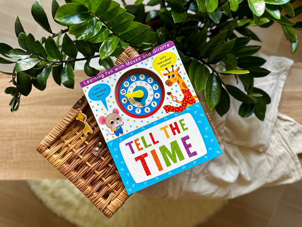 Tell the Time (With Interactive Clock Hands to Turn)