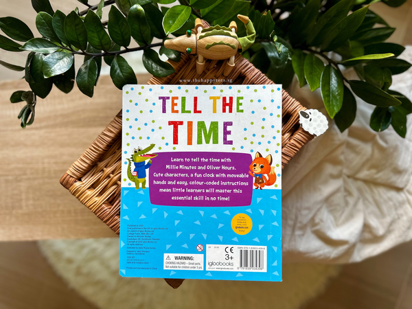 Tell the Time (With Interactive Clock Hands to Turn)