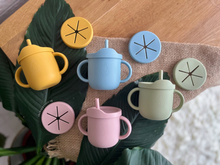 Load image into Gallery viewer, Sippy Snacker Cup with Lid and Straw - Sage
