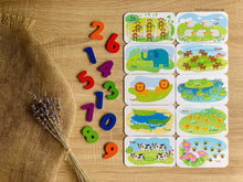Load image into Gallery viewer, numbers flashcards for kids