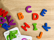 Load image into Gallery viewer, children alphabet flash cards