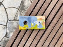Load image into Gallery viewer, baby elephant finger puppet book for kids