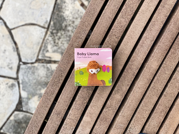 baby llama finger puppet book for children