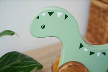 Load image into Gallery viewer, Dom the Green Dinosaur Push and Pull Toy