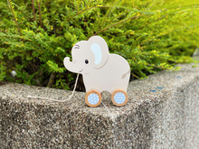 Load image into Gallery viewer, Ellie the Elephant Push and Pull Toy
