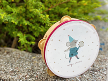 Load image into Gallery viewer, Wooden Tambourine - Little Mouse
