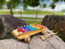 Load image into Gallery viewer, Wooden Xylophone - Little Car
