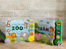 Load image into Gallery viewer, children's book farm zoo animals