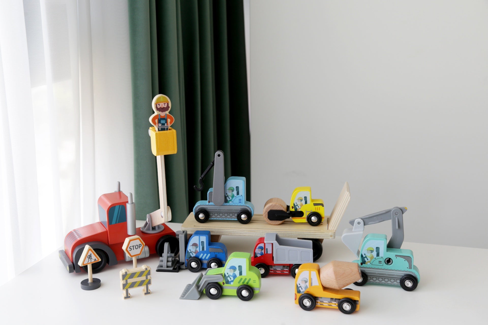 Construction Vehicles Play Set