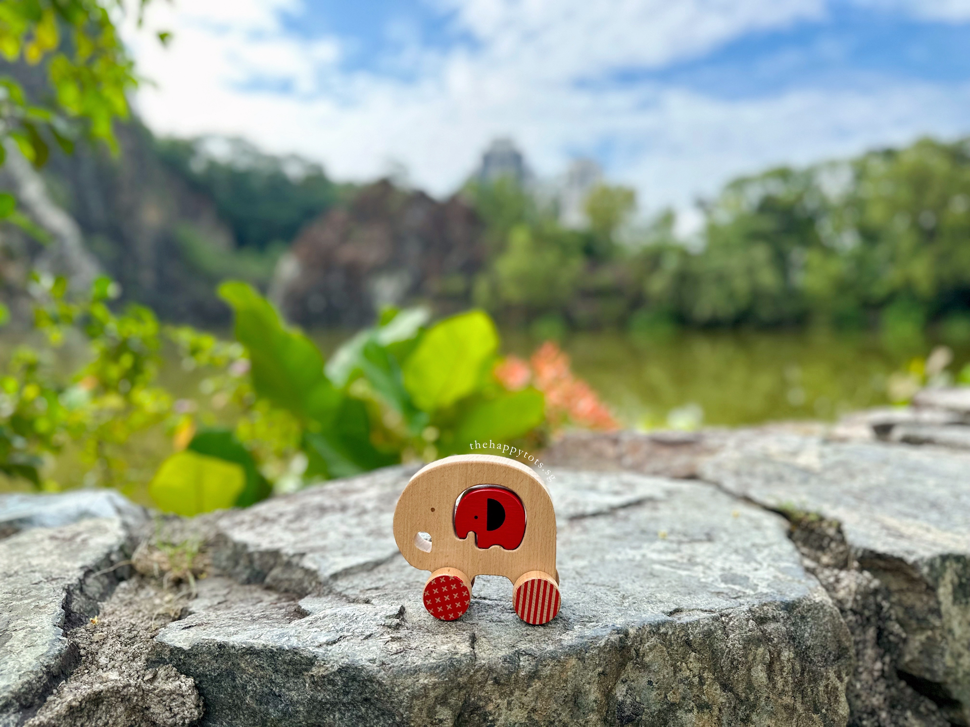 Elliot The Elephant Push Along Toy