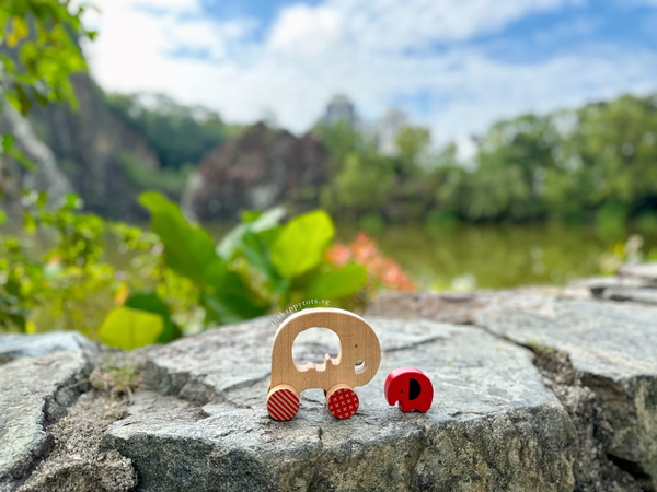 Elliot The Elephant Push Along Toy