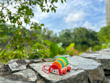 Load image into Gallery viewer, Hector the Rainbow Hedgehog Push and Pull Toy
