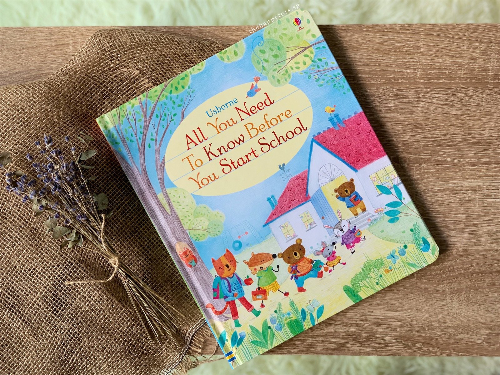 children going to school book