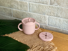 Load image into Gallery viewer, Sippy Snacker Cup with Lid and Straw - Blush
