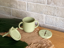 Load image into Gallery viewer, Sippy Snacker Cup with Lid and Straw - Sage
