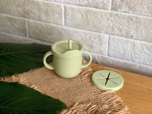Load image into Gallery viewer, Sippy Snacker Cup with Lid and Straw - Sage
