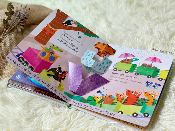 alphabet pop-up book for toddlers