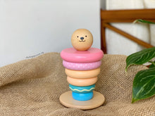 Load image into Gallery viewer, Stacker - Little Wooden Bear

