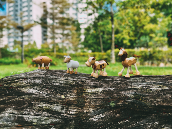The Farm Animals Set (Cow, Horse, Pig, Sheep)
